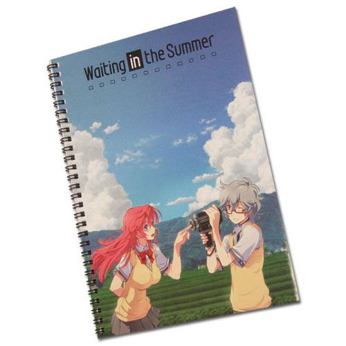 Notebook: Waiting in the Summer - Ichika &amp; Kaito Spiral