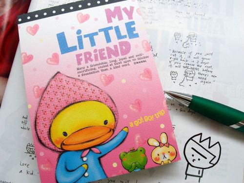 1PCS My Little Friend Color Memo Note Scratch Doodle Message Pad Paper Kids Gift