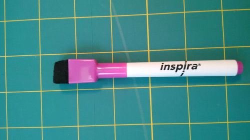 INSPIRA BRAND WHITE BOARD PEN WITH BUILT IN ERASER - PURPLE INK - NEW !!!!!!!!!!