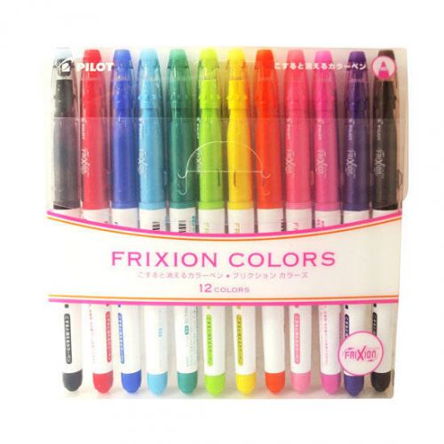 Pilot Friction Ball Colored Pencils 12 Color Set Erasable Pen Brand-New Japan