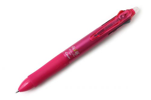 Pilot frixion ball 3 color gel ink multi pen - 0.5 mm - pink body for sale