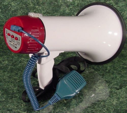 MEGAPHONE BULLHORN with MICROPHONE and SIREN new