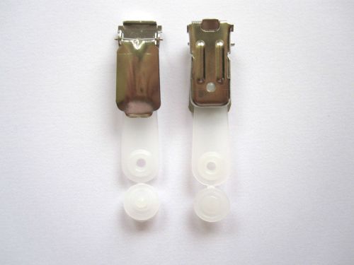25x metal clip, suspender clips, id clips, card holder for sale