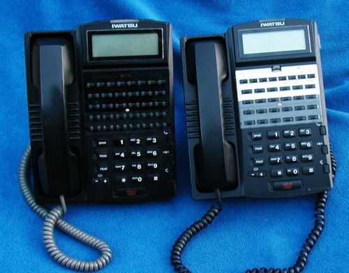 OMEGA PHONE ADIX 12 BUTTON DISPLAY MULTI-LINE TELEPHONE IX-12KTD-3(BLK) IWATSU