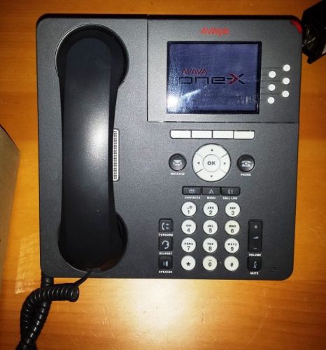 9640G IP Office Telephone Phone Black VOiP 700419195 - Avaya - all parts incld.
