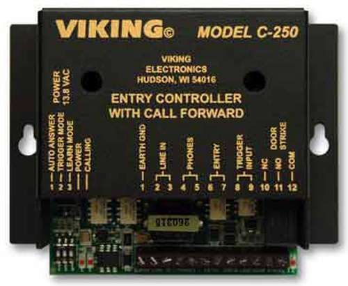 Viking 120V Hands Free Entry Phone Controller Call Router for Telephone Systems