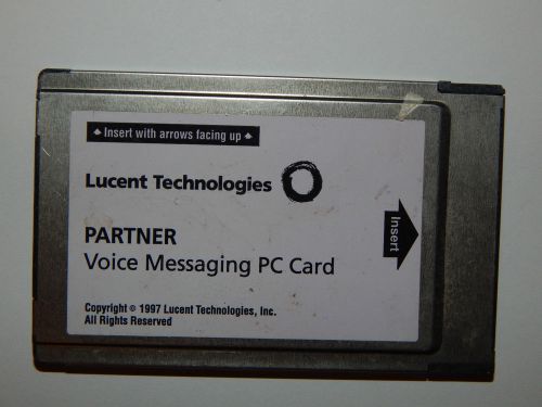 Lucent Partner Voice Messaging PC Card Small