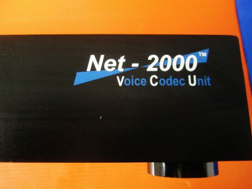 Net-2000 - voice codec unit (vcu) - incorporates digital voice systems - rs 422 for sale