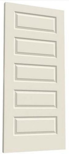 Rockport 5 panel raised primed moulded solid core mdf wood interior doors slabs for sale