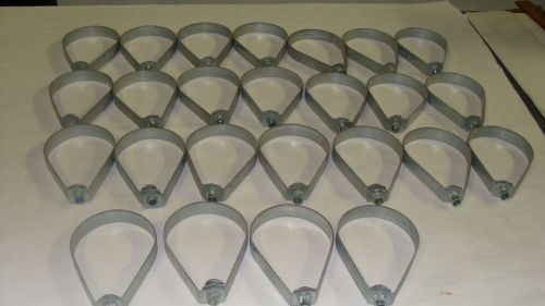 Pipe hangers 3&#034; nfpa adjustable swivel ring pipe hanger lot of 25 pcs for sale