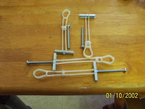 Toggler snaptoggle wall anchor (4) pack 1/4&#034;-20 + (4) 3&#034;bolts heavy duty for sale