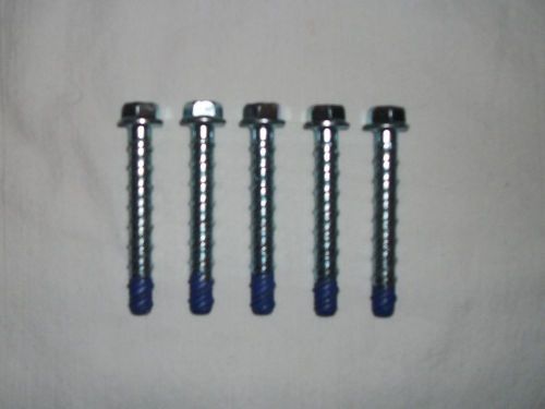 Powers fasteners wedge anchor bolt size 3/8&#034; x 3&#034; seismic (hilti) package of 5pc for sale