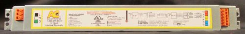 Ac electronics  esd-a54t5s - 55 watt t5 ho electronic ballast !! for sale