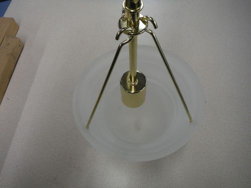 Kichler Lighting Pendant Polished Brass Satin Etched Glass 2905PB