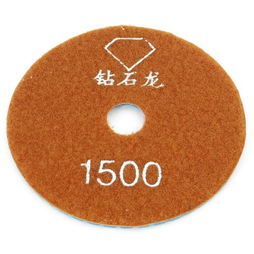 3.9&#034; diameter grit 1500 tile stone wet polisher grinder diamond polishing pad for sale