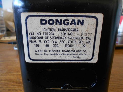 Used dongan ignition transformer ljh-90a for sale