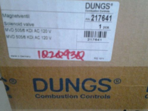 Dungs solenoid valve mvd 505/6 kdi ac 120v 217641  new for sale