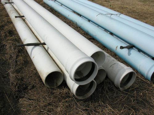 10&#034; inch &amp; 6&#034; inch diameter Schedule 40 PVC Water Pipe Sewer Drain Pipe