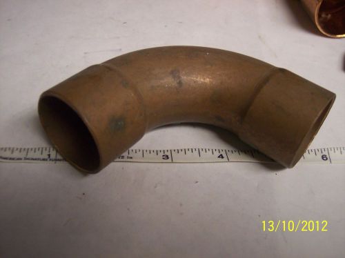 Nibco hvac copper tubing 1 1/2  1 3/8  rad 90 elbow fitting more long radius w 02084 for sale