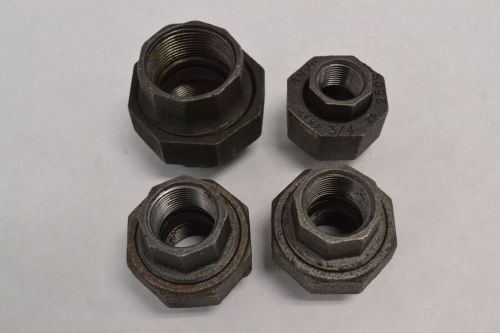 Lot 4 itt assorted grinnell pipe coupling fitting 1-1/2in 1in 3/4in b281595 for sale
