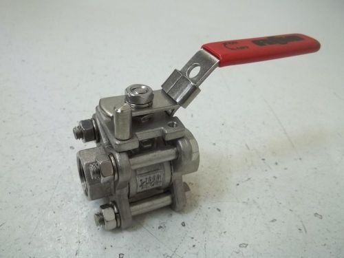 ROM 316 1/2WOG 1000 STEEL BALL VALVE *NEW OUT OF A BOX*