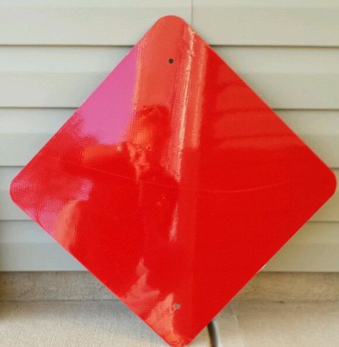 18x18 &#034;End of Road&#034; Object Markers, High Intensity Prismatic Reflectivity,  NEW
