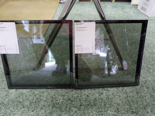 79D Viracon 2 Architectural Smoked Glass Squares 12x12x1 Insulated Fixed Window