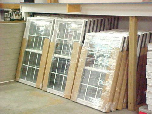 Vinyl double hung windows replacement new construction for sale