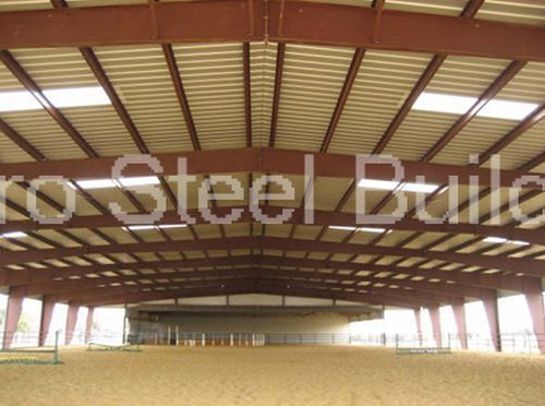 Duro steel 100x200x20 metal buildings direct rigid frame clear span structures for sale