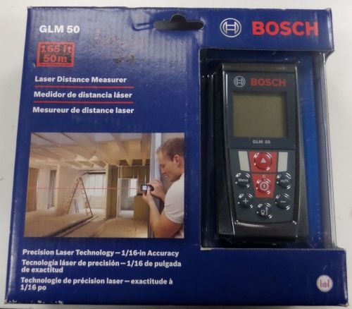 Bosch glm 50 laser distance measurer! new! sealed! for sale
