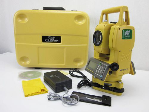 Brand new!  topcon gts-255  5&#034;  total station for sale