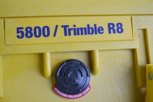 Trimble 5800 R8 R6 SPS GPS GNSS Rover or Base Double Receiver Case Only Pelican