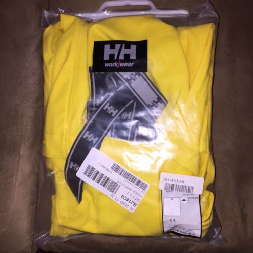 New Helly Hansen Workwear Tvedestrand Waterproof Bib Yellow XXL