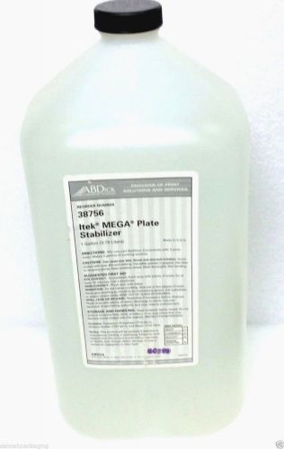 ABDick Mega Plate Stabilizer 38756  AB Dick 1 Gallons