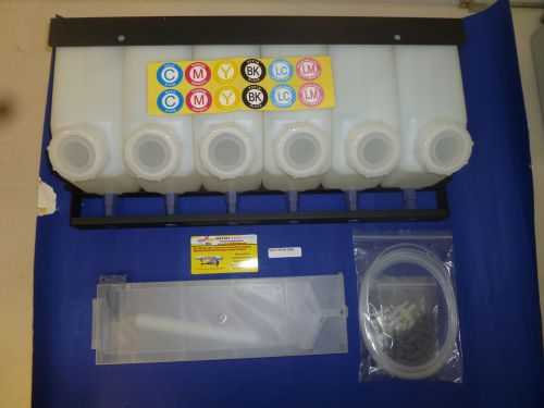Bulk ink system for Mimaki/Roland 6 color Tanks and 8 refill cartridges