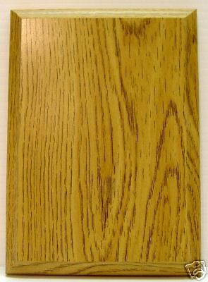 10 oak finish wood plaques 7x9 laser engraver plaques for sale