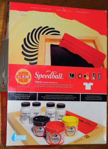 Speedball All-In-One Super Value Fabric Screen Printing Kit