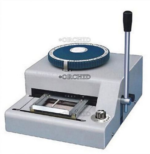 Manual embossing machine embosser pvc card code printer dms-66a for sale