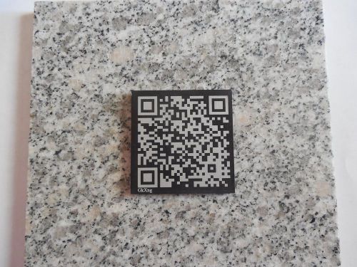 Living monument: an engraved memorial qr code plate for sale