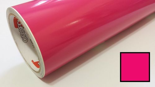 Pink vinyl wrap graphics decal sticker sheet film roll overlay craft &amp; cut 24&#034; for sale