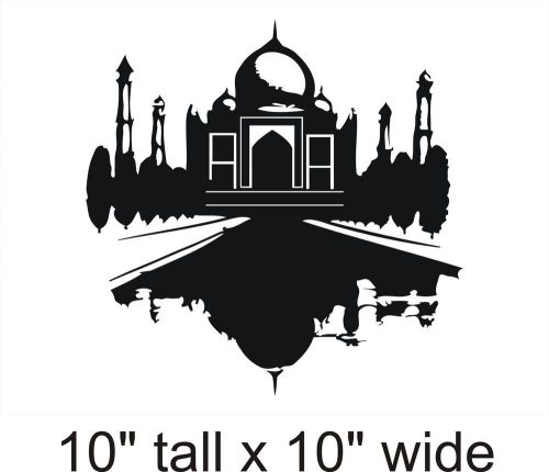 2X Taj Mahal of India Decal Vinyl Car i Pad Laptop Window Wall Sticker-FA147