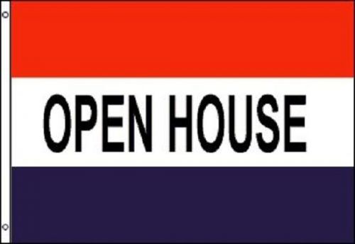 Open house flag realtor banner advertising pennant real estate sign 3x5 outdoor for sale