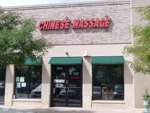 &#034;Chinese Massage&#034; 22&#034; Individual letters LED lighted sign for Business
