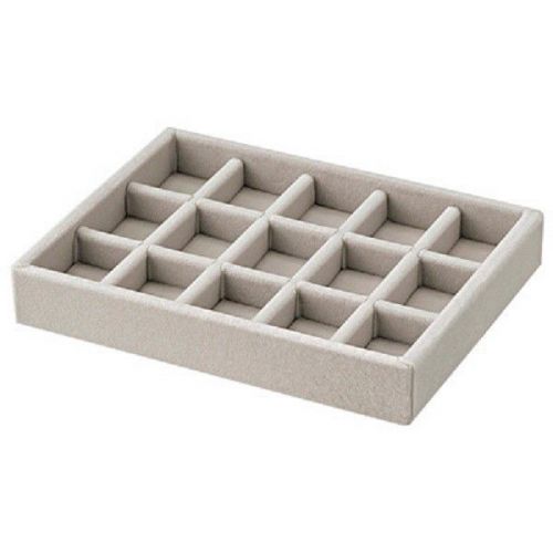Muji velour inner accessories grid tray fits for acrylic case 2 drawers moma for sale