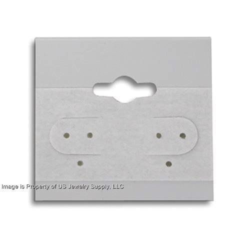 500 Grey Hanging Earring Display Cards 1 1/2&#034;H x 1 1/2&#034;W