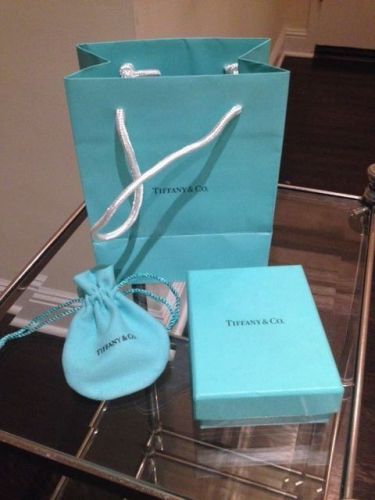 Tiffany Jewelry box, jewelry pouch and shopping bag