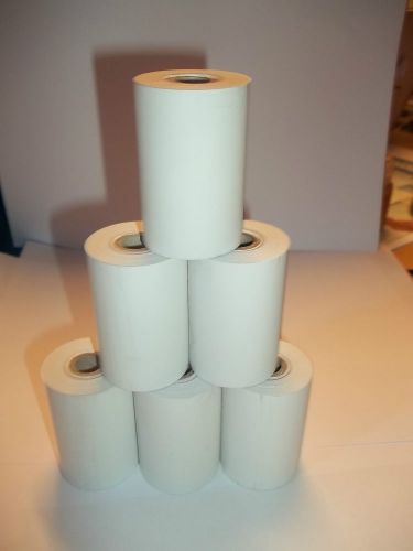 6X THERMAL PAPER ROLLS 57 x 40 FOR USE CREDIT PDQ &amp; TILL  IN POS / CASH REGISTER