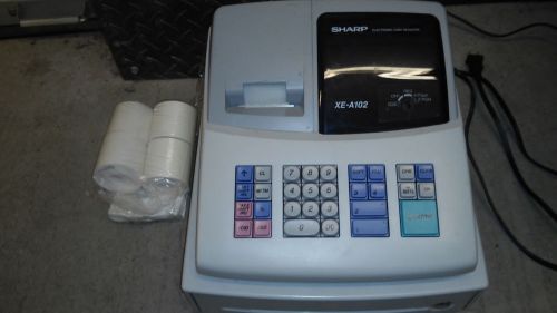 Sharp xe-a102 cash register (no key...yet) for sale