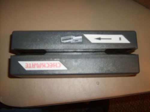 Checkmate CMR 431 Check Scanner Reader AC Adapter Included and 2 Data Cables
