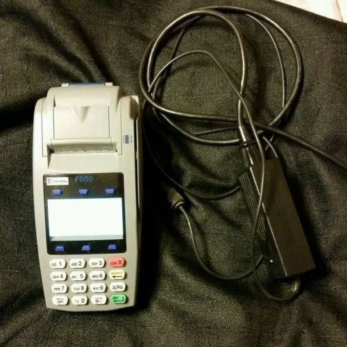 First Data FD50 Credit Card Terminal Great Condition